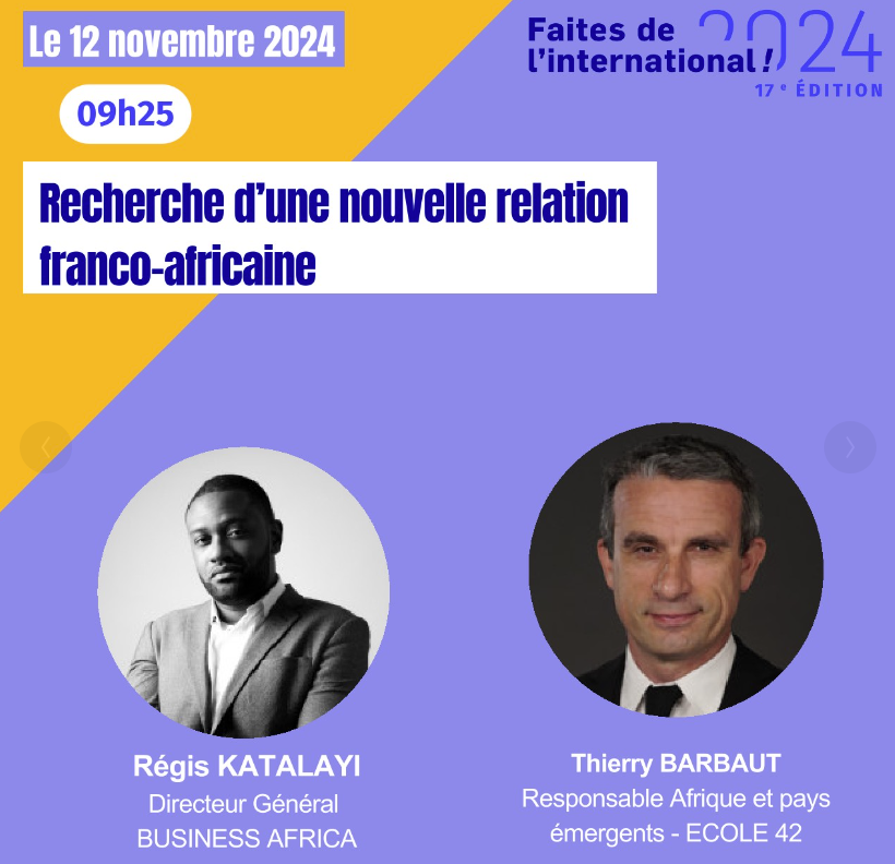 Organisé par la CCI Seine-Saint-Denis, l'événement est l'occasion d'assister à des conférences sur les opportunités d'affaires sur le continent africain !