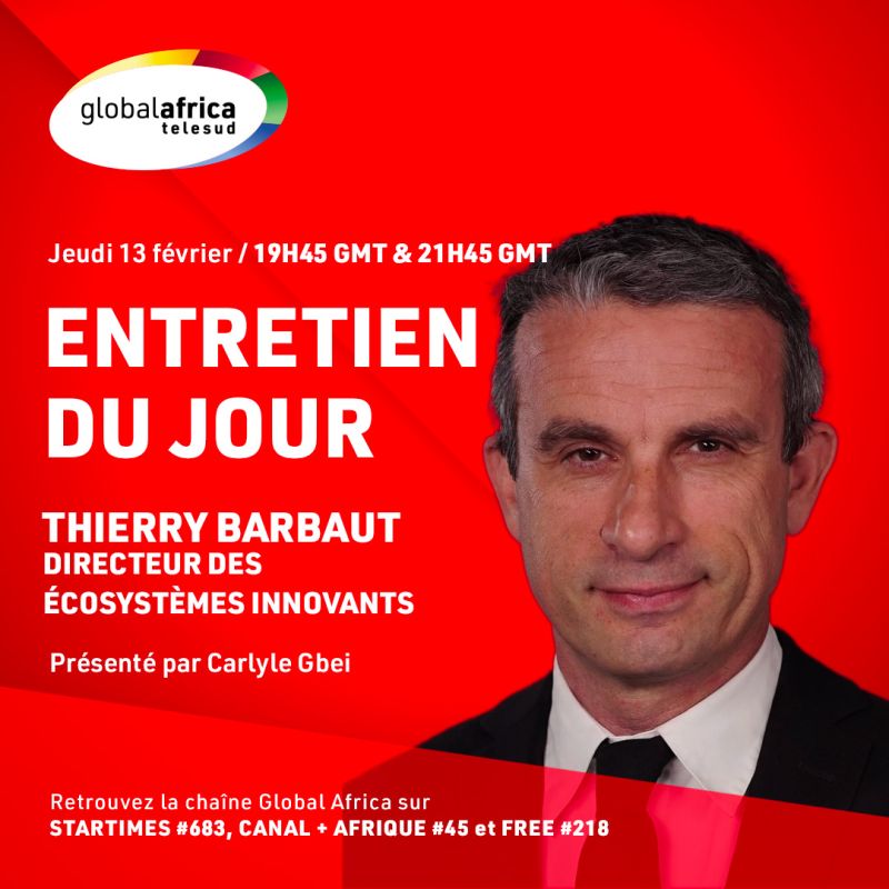 🌍Vers une révolution de l'IA sur le continent africain ? 🤖 Réponse ce soir avec Carlyle Gbei dans L’Entretien du Jour, il reçoit Thierry BARBAUT Directeur de projet innovation et numérique, Afrique, plateformes 3.0 et IA.